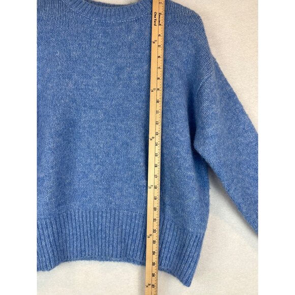 Zara Blue Crew Neck Sweater - Picture 7 of 8